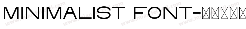 Minimalist Font字体转换